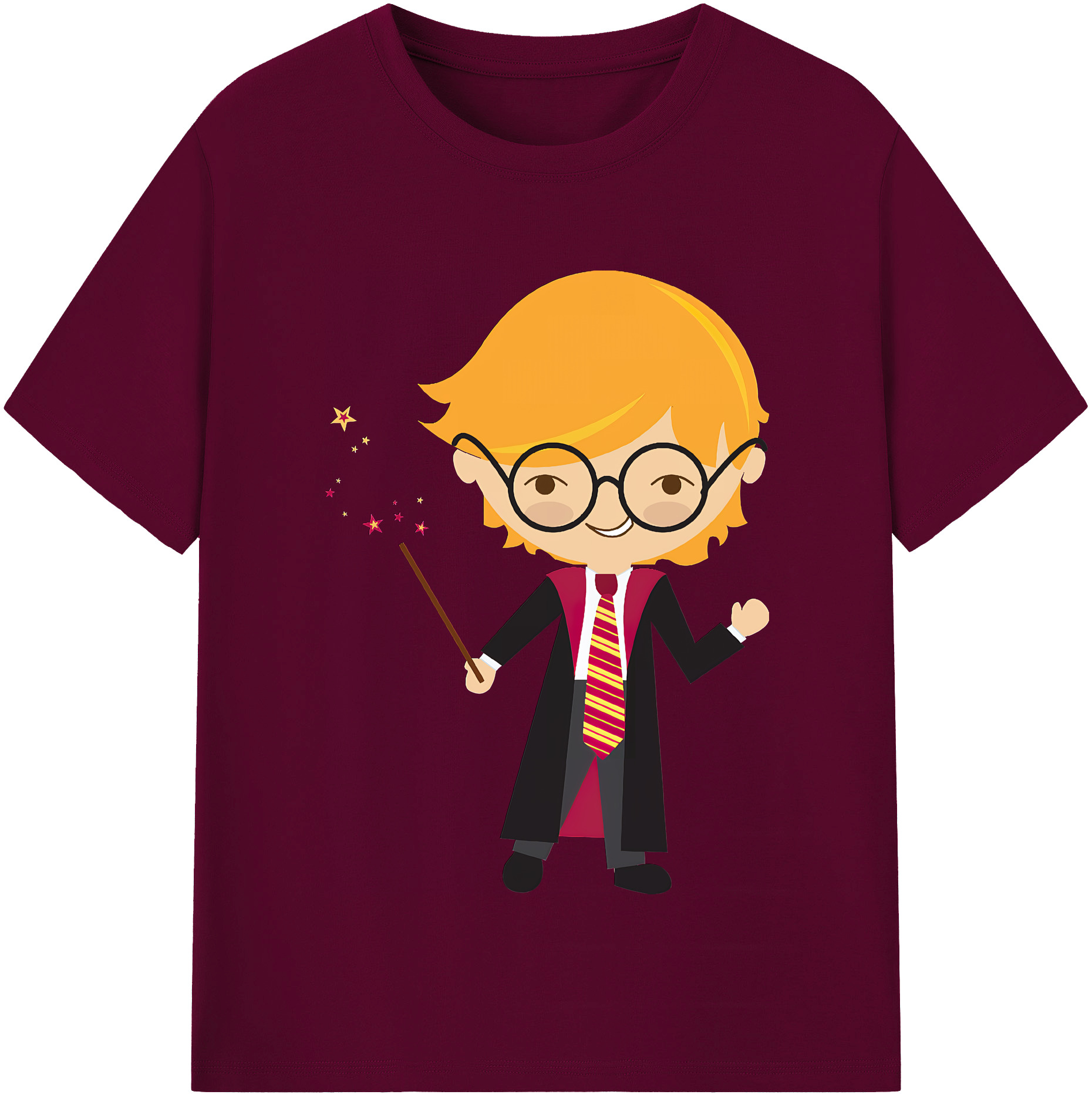 （画像用） Harry Potter ハリー・ポッターシリーズ レディースカジュアルプリントTシャツ（綿100％）